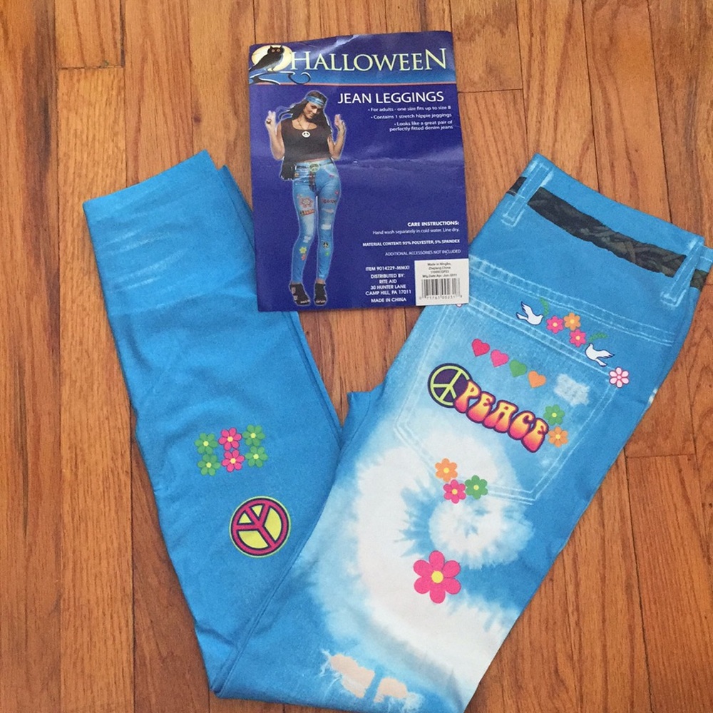 Halloween jean leggings